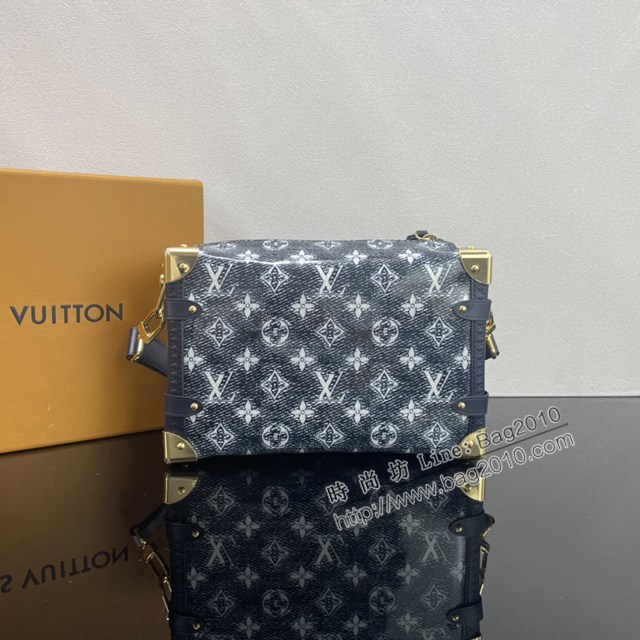 Lv路易威登2023專櫃新款Side Trunk手袋 LV男士手提單肩斜挎包 M22944 ydh5136